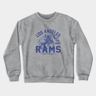 Retro Los Angeles Rams 1 by Buck Tee Crewneck Sweatshirt